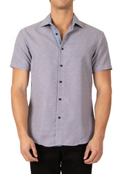 222094 - White Button Up Short Sleeve Shirt