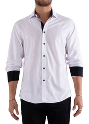 232249 - White Button Up Long Sleeve Dress Shirt
