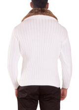 235105 - White Button Up Sweater