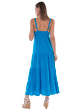 NW1430 - Royal Blue Cotton Dress