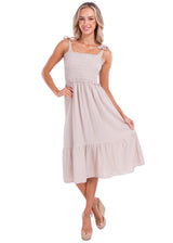 NW1428 - Baby Beige Cotton Dress