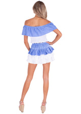 NW1030 - Ocean Blue Cotton Skirt