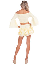 NW1030 - Baby Yellow Cotton Skirt
