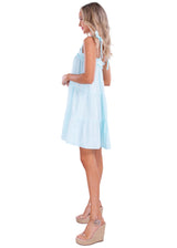 NW1421 - Baby Turquoise Cotton Dress