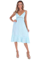 NW1528 - Baby Turquoise Cotton Dress