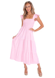 NW1539 - Baby Pink Cotton Dress