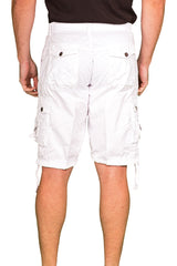 153100 - White Cargo Shorts