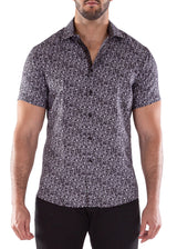 222022 - Black Button Up Short Sleeve Shirt