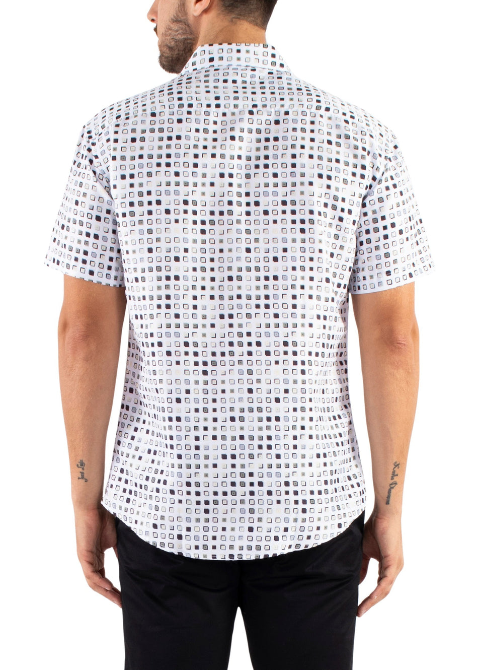222069 - Grey Button Up Short Sleeve Shirt