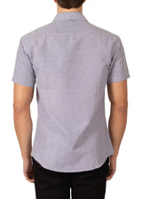 222094 - White Button Up Short Sleeve Shirt