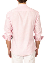 232243 - Pink Button Up Long Sleeve Dress Shirt