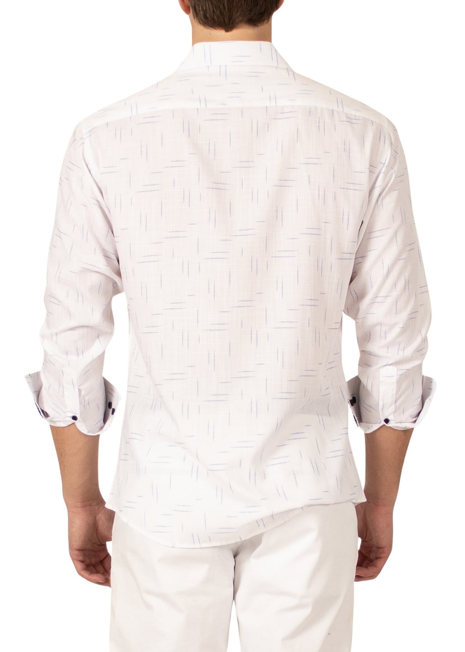 232243 - White Button Up Long Sleeve Dress Shirt