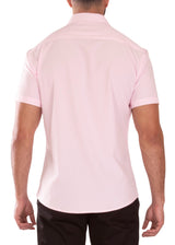 232101 - Pink Button Up Short Sleeve