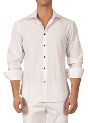 232276 - White Button Up Long Sleeve Dress Shirt