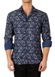 232332- Navy Long Sleeve Shirt