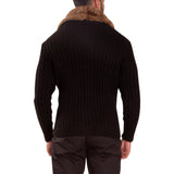 235105 - Black Zip-Up Sweater
