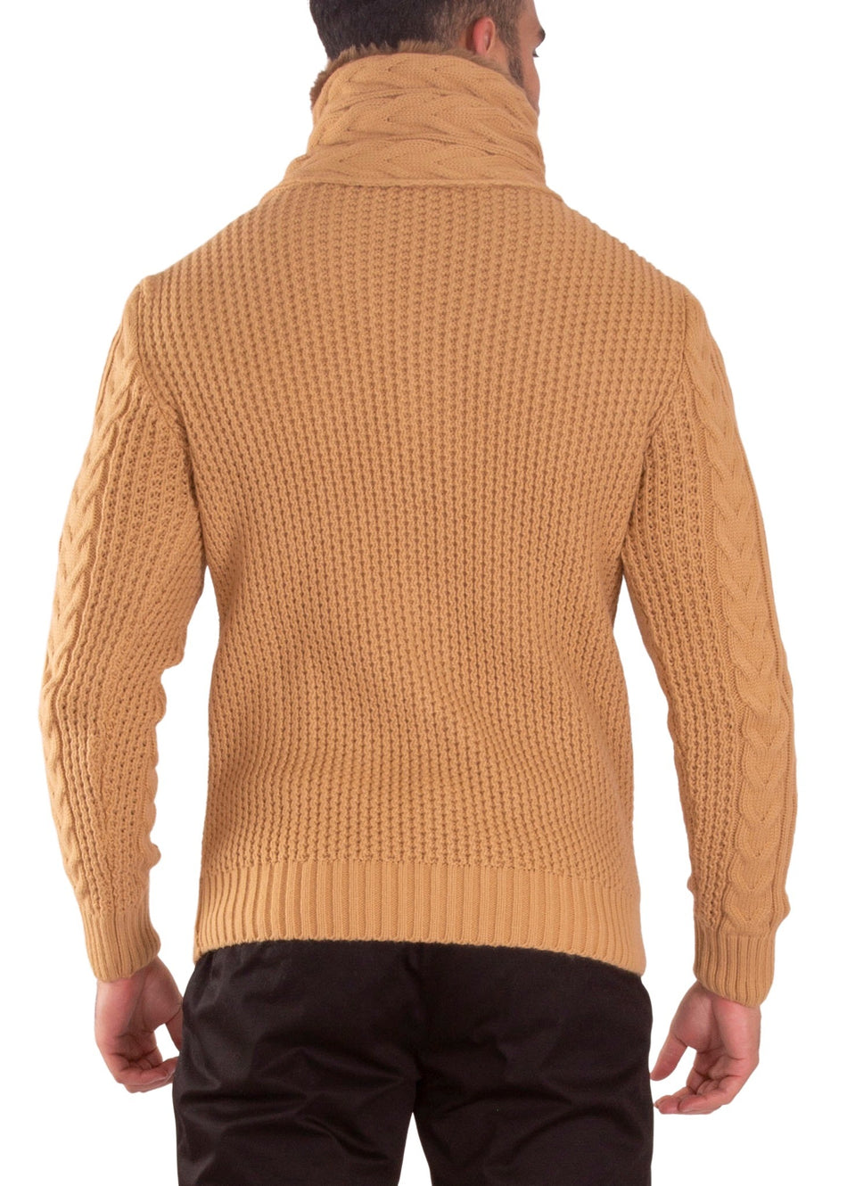 235141- Beige Button Up Sweater