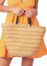 BAG-248006- Khaki Bag made of natural materials