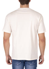 201978- Beige Oversize Cotton T-Shirt