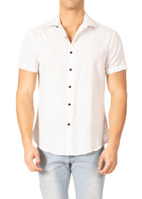 222109 - White Button Up Short Sleeve