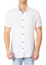 232111 - White Button Up Short Sleeve
