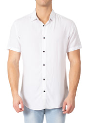 232111 - White Button Up Short Sleeve