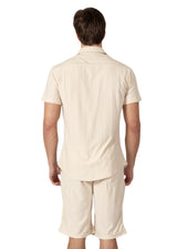 232112-243104 - Beige Set Short Sleeve Shirt & Short