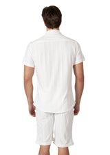 232112-243104 - White Set Short Sleeve Shirt & Short