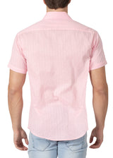 232135 - Pink Button Up Short Sleeve