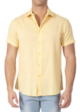 232135 - Yellow Button Up Short Sleeve
