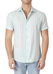 232136 - Turquoise Button Up Short Sleeve