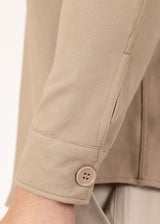 232290 - Khaki Stretch Overshirt