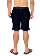 243103 - Black Linen Shorts