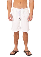 243104 - White Lines Pattern Shorts