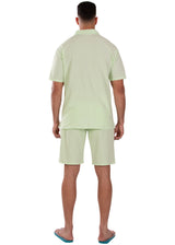 GZ3102 - Baby Green Cotton Drawstring Waist Shorts