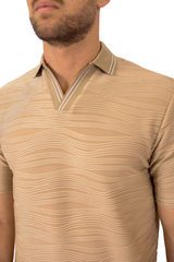 241805- Beige Polo Shirt