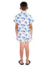 Kids' Blue Tropical Print Set (KD212069/KD223104)