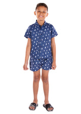Kids' Navy Nautical Print Set (KD222007/KD223117)