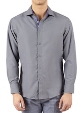 242301- Gray Long Sleeve Shirt