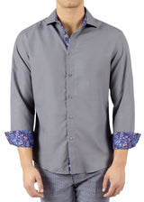 242301- Gray Long Sleeve Shirt