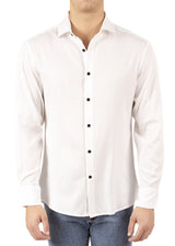 242208 - White Button Up Long Sleeve Dress Shirt