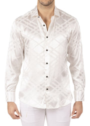 242211 - White Button Up Long Sleeve Dress Shirt