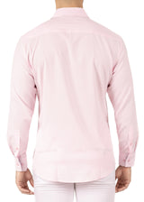 242213- Pink Button Up Long Sleeve Dress Shirt