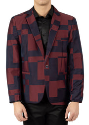 244102 - Burgundy Evening Blazer