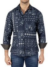 242306- Navy Long Sleeve Shirt