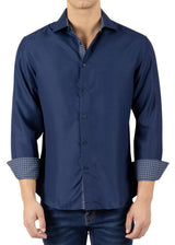 242319- Navy Long Sleeve Shirt