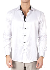 242205 - White Button Up Long Sleeve Dress Shirt