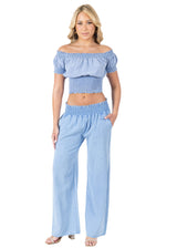 NW1672 - Blue Cotton Pants