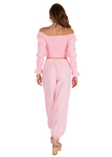 NW1326 - Baby Pink Cotton Pants