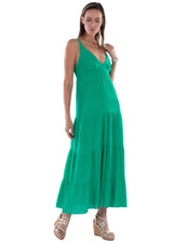 NW1430 - Green Cotton Dress